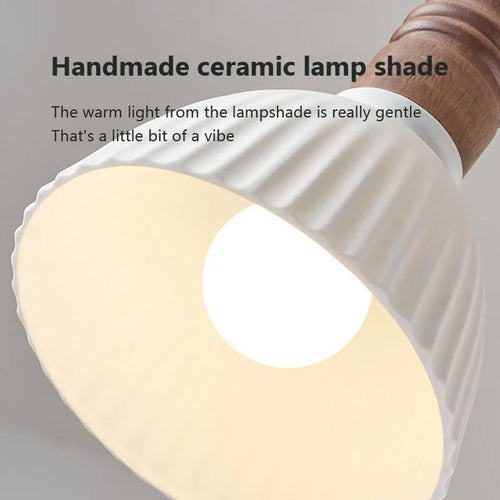 lustre nordique en bois massif pour décoration intérieure - vue 7 sur 14