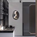 Abstrakte Wandleuchte Mädchen Gesicht LED Luxus Kunst Dekoration