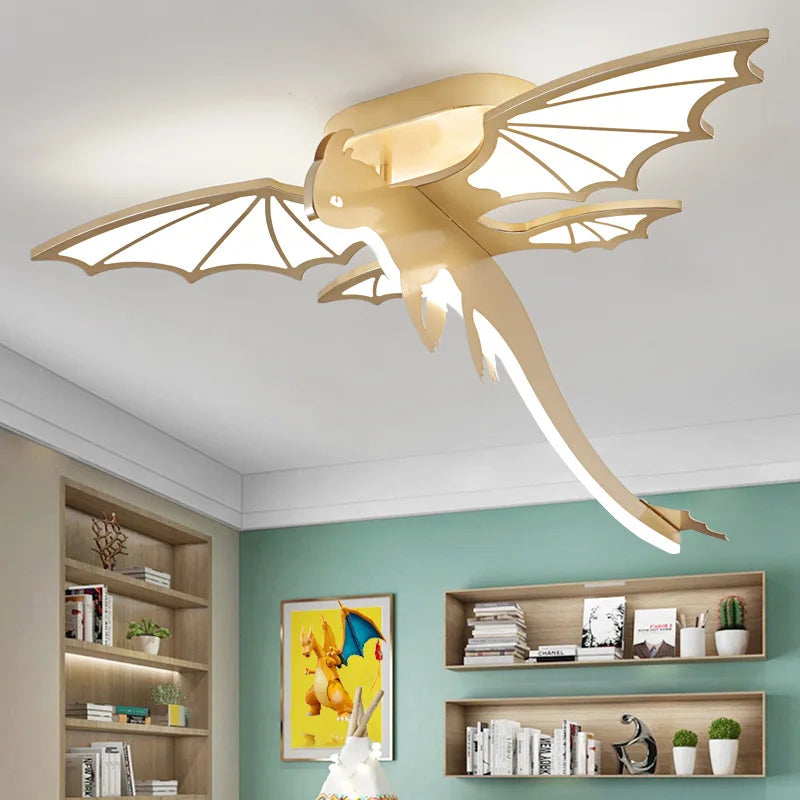 plafonnier dinosaure pour chambre d'enfants design ludique et moderne - vue 5 sur 9