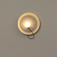wabi-sabi style Creative adjustable bedroom, bedside, living room wall lamp, Spanish designer wall hanging lamp