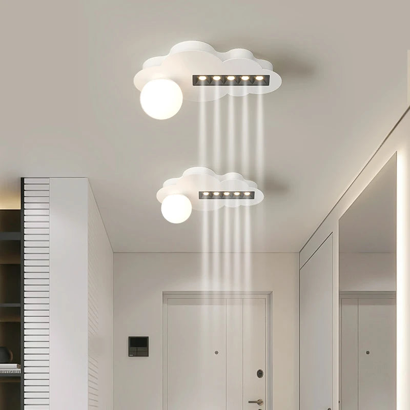 Plafonnier LED avec projecteurs - vue 5 sur 9