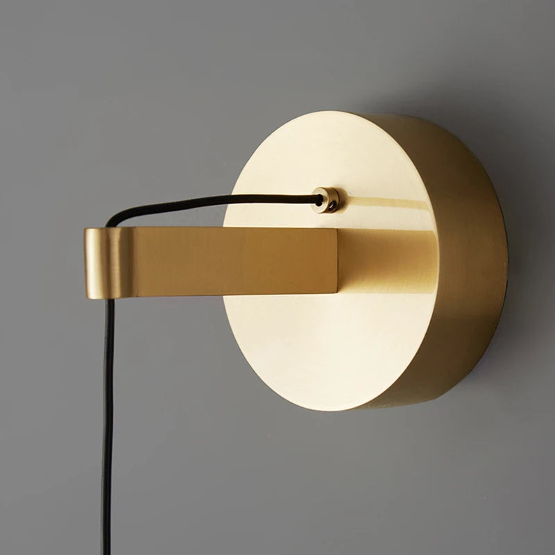 LED-Wandleuchte aus Messing, höhenverstellbar, warmes Ambiente, Luxus - vue 5 sur 7