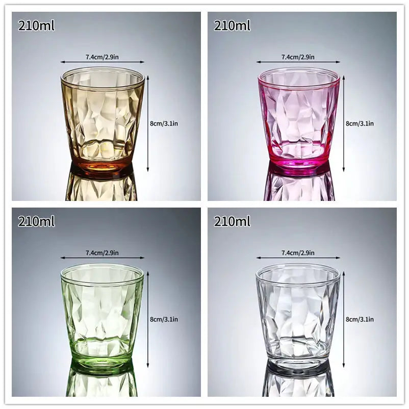 Verres incassables reutilisables style moderne pour fetes - vue 9 sur 22
