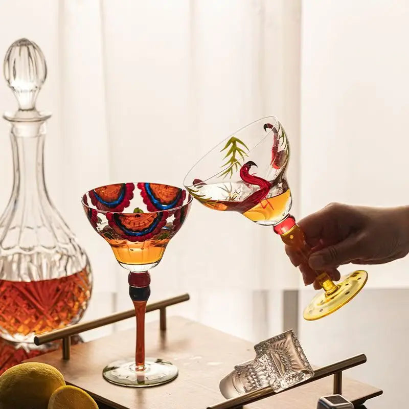 Verre cocktail fait main 330 ml style margarita - vue 3 sur 7