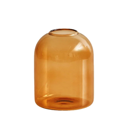 bougeoir décoratif en verre pour bougies et plantes