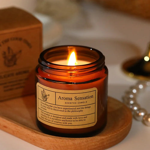 bougie parfumée en cire de soja pour mariage et fête