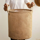 Large Laundry Basket, Waterproof, Freestanding Laundry Hamper, Collapsible Tall Clothes Hamper with Extended Handles for Clothes