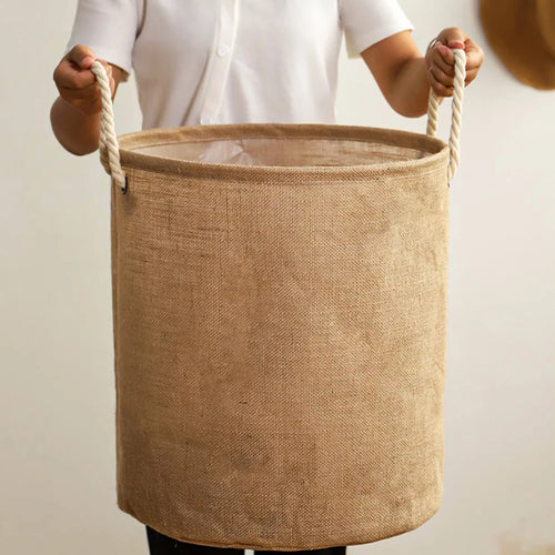 Large Laundry Basket, Waterproof, Freestanding Laundry Hamper, Collapsible Tall Clothes Hamper with Extended Handles for Clothes - vue 2 sur 8