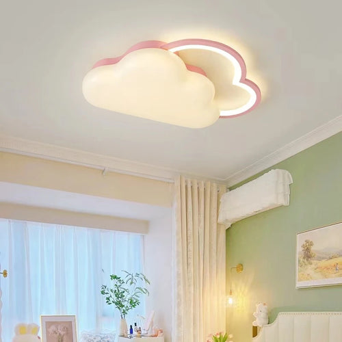 Deckenleuchte Wolke Regenbogen für Kinderzimmer romantisch und sanft - vue 2 sur 8