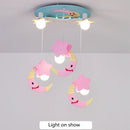Deckenleuchte Mond Kawaii für Mädchenzimmer skandinavisches Design modern