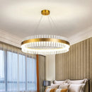 Moderner LED-Kronleuchter aus Kristall für elegantes Licht