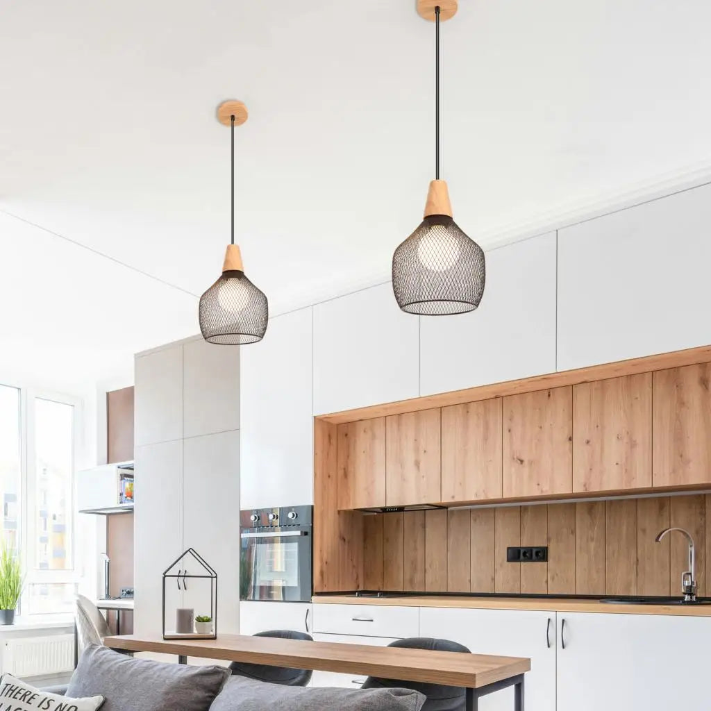Moderne industrielle Vintage-Pendelleuchte für die Innendekoration - vue 3 sur 7