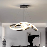 lustre nordique led lune lampe suspendue éclairage intérieur décoratif