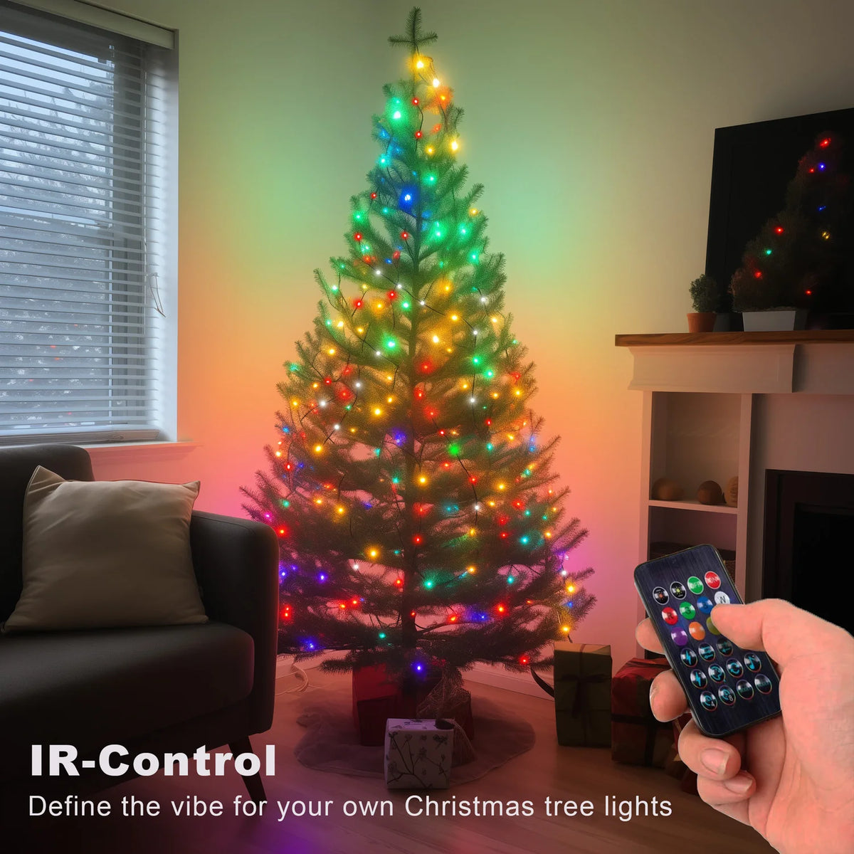 guirlande lumineuse intelligente programmable pour décorations festives - vue 5 sur 6