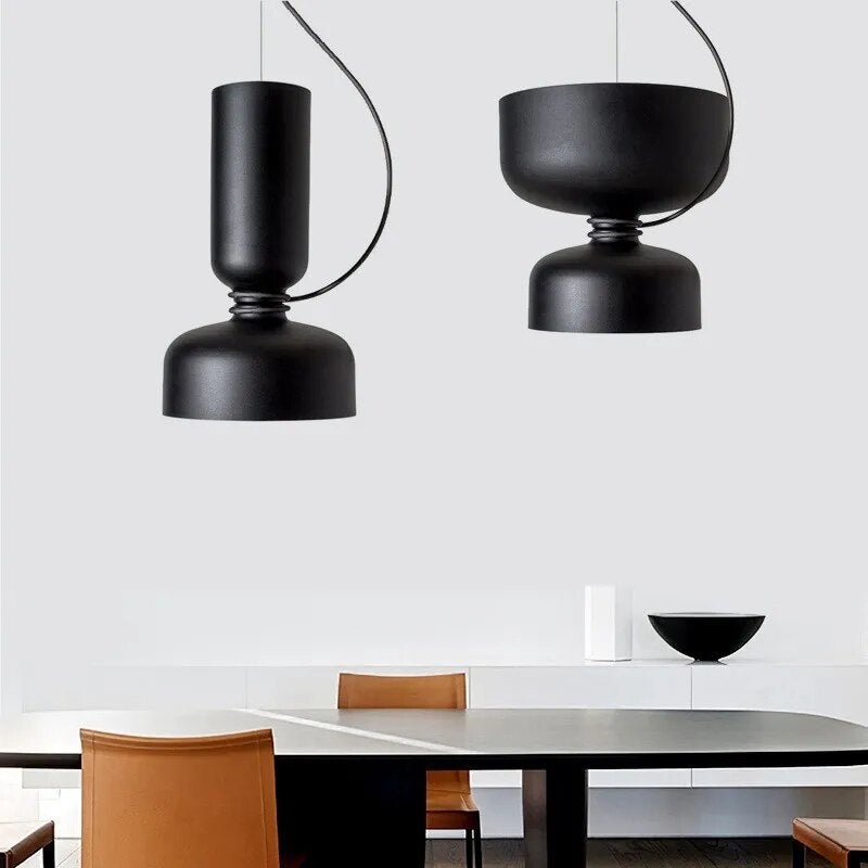 Suspension LED moderne minimaliste en fer