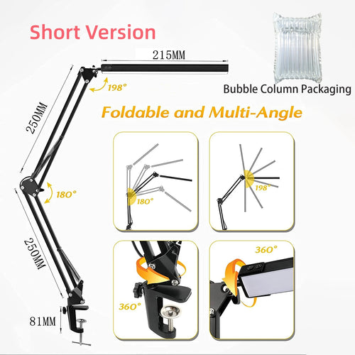 Lampe de bureau LED avec pince 10W - vue 11 sur 18