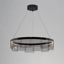 Moderner nordischer Kronleuchter aus Rauchglas LED-Pendelleuchte