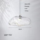 lustre en verre design nuage pour un intérieur créatif