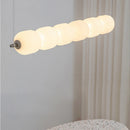 Nordic Designer Living Room Pendant Lamps White Long Droplight For Dining Table Bedroom Bar Lighting Gourd Ceiling Hanging Light