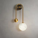 applique design scandinave moderne nordique marbre led