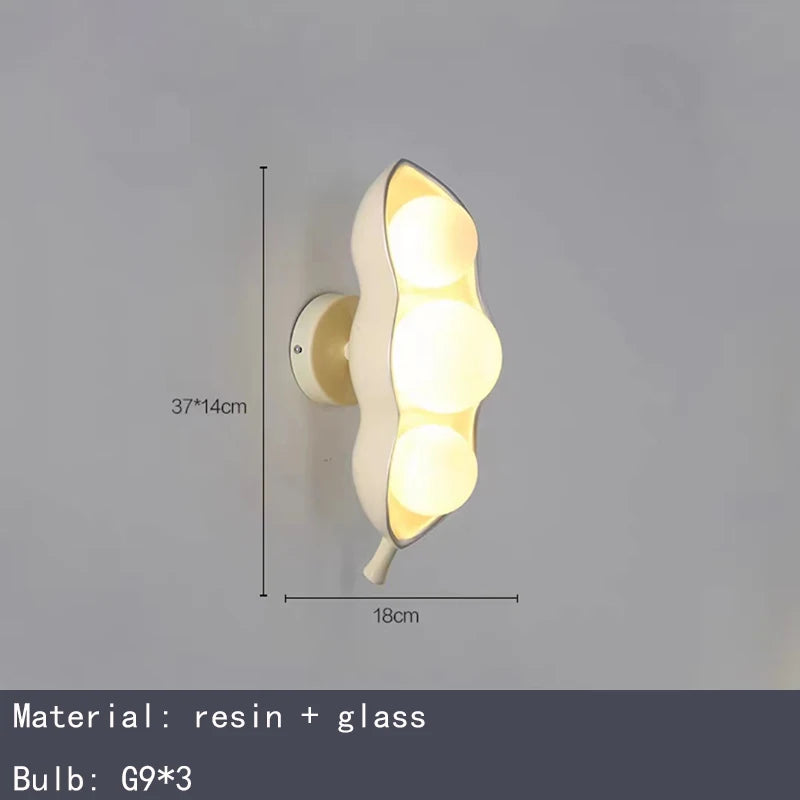 lustre créatif en verre à pois pour décoration intérieure