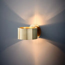 Applique murale LED design dorée style cuivrée
