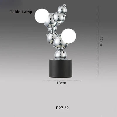 suspension design led art déco en or chromé pour intérieur élégant