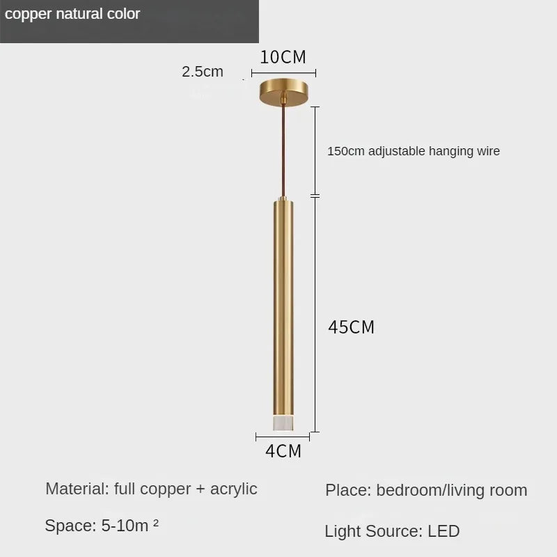 lustre moderne minimaliste créatif pour table bar long - vue 8 sur 10