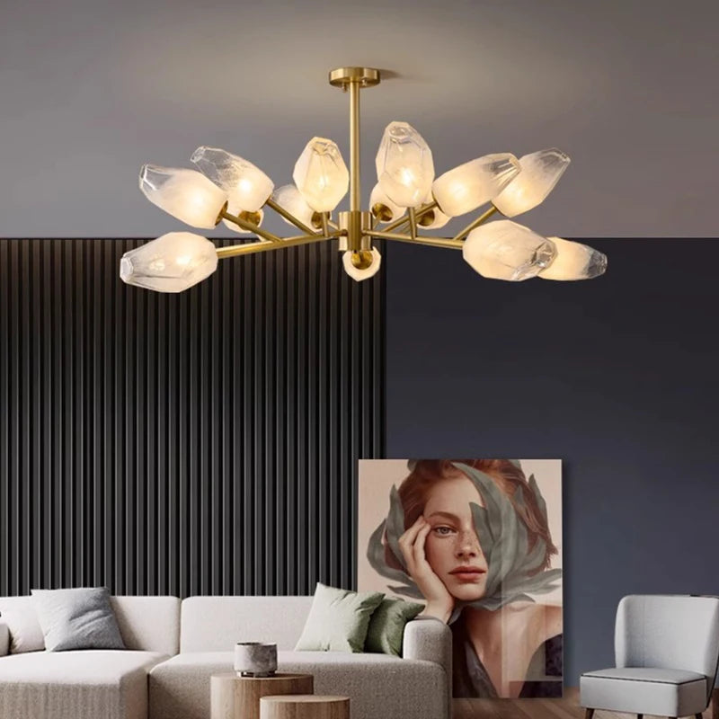 lustre moderne pour éclairage intérieur suspendu - vue 2 sur 10