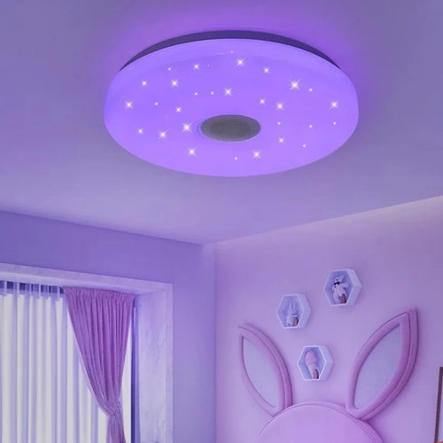 plafonnier led intelligent avec musique et télécommande - vue 7 sur 7