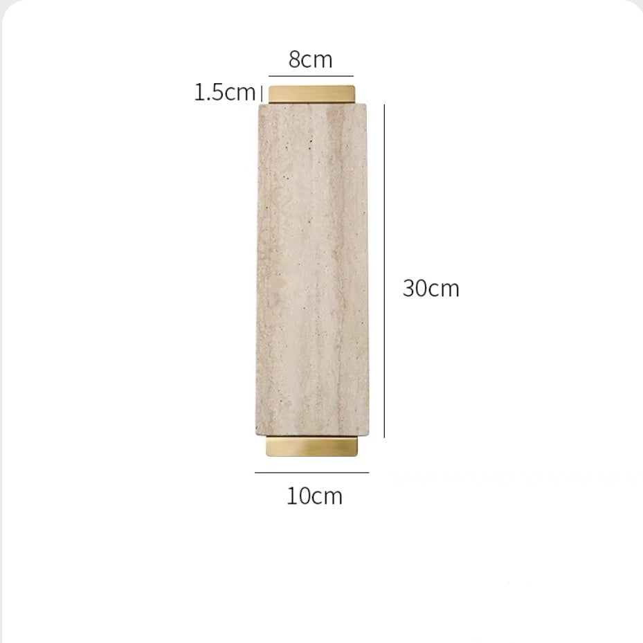 porte-brosse à dents en travertin luxe pour salle de bain - vue 11 sur 15