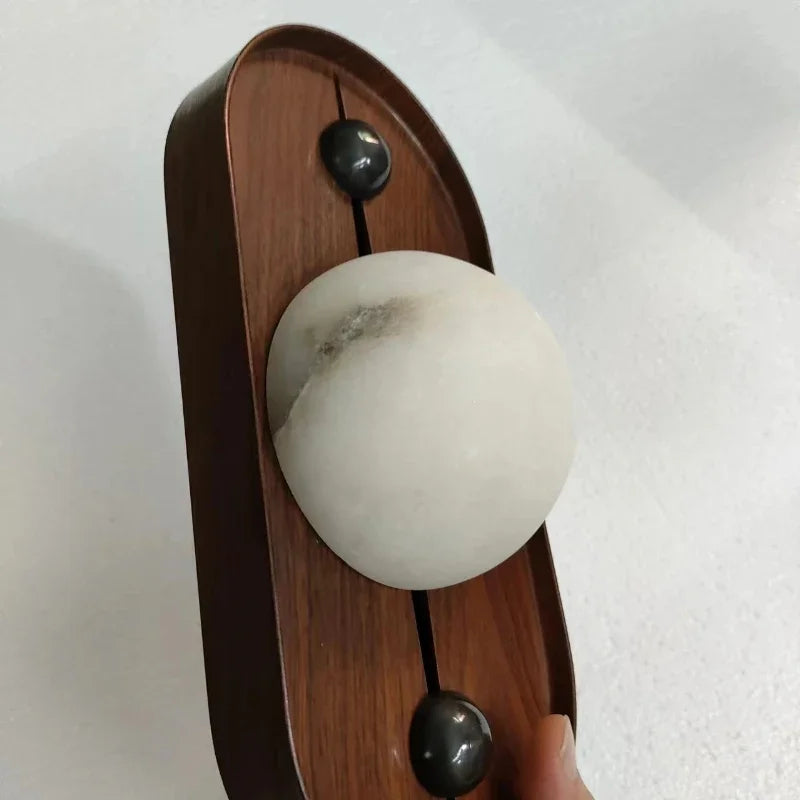 applique murale moderne en marbre de luxe pour intérieur lumineux - vue 5 sur 7