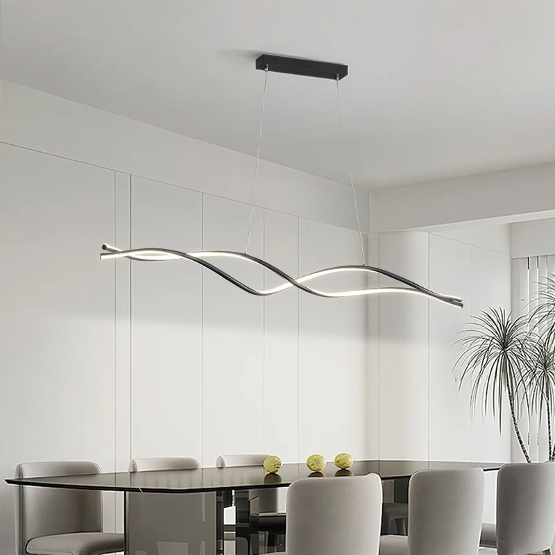 lustre led intérieur avec abat-jour - vue 6 sur 10
