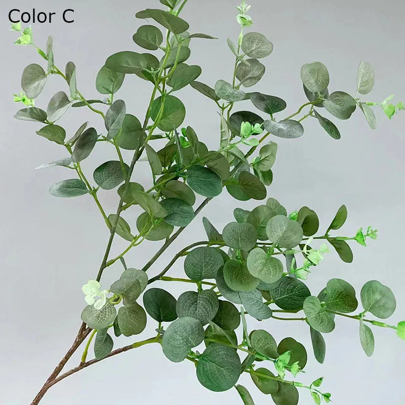 branche d'arbre d'eucalyptus luxueuse décoration plante artificielle - vue 9 sur 9