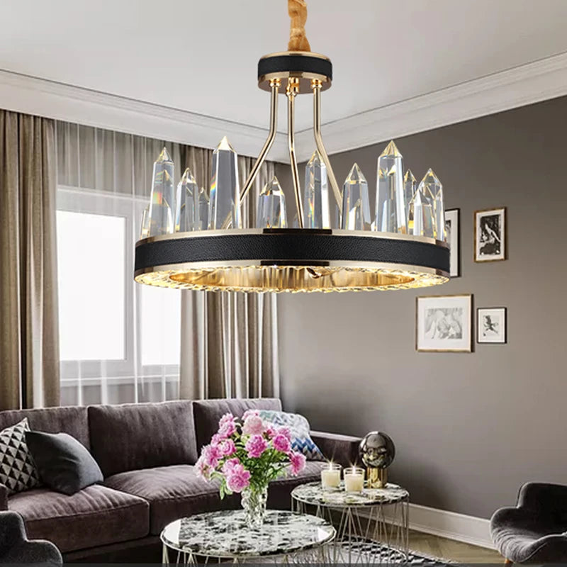 suspension en cristal transparent pour une décoration moderne - vue 7 sur 11