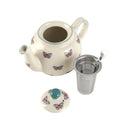 Théière céramique motif papillon animaux avec infuseur 500ml