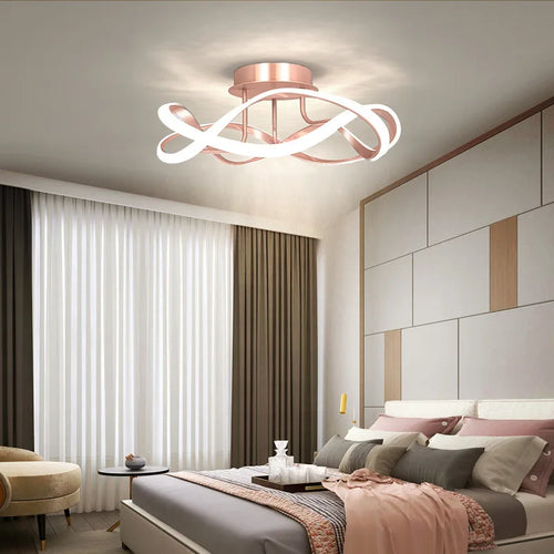 Moderne LED-Deckenleuchten in Vogelkäfigform für die Innendekoration - vue 2 sur 10
