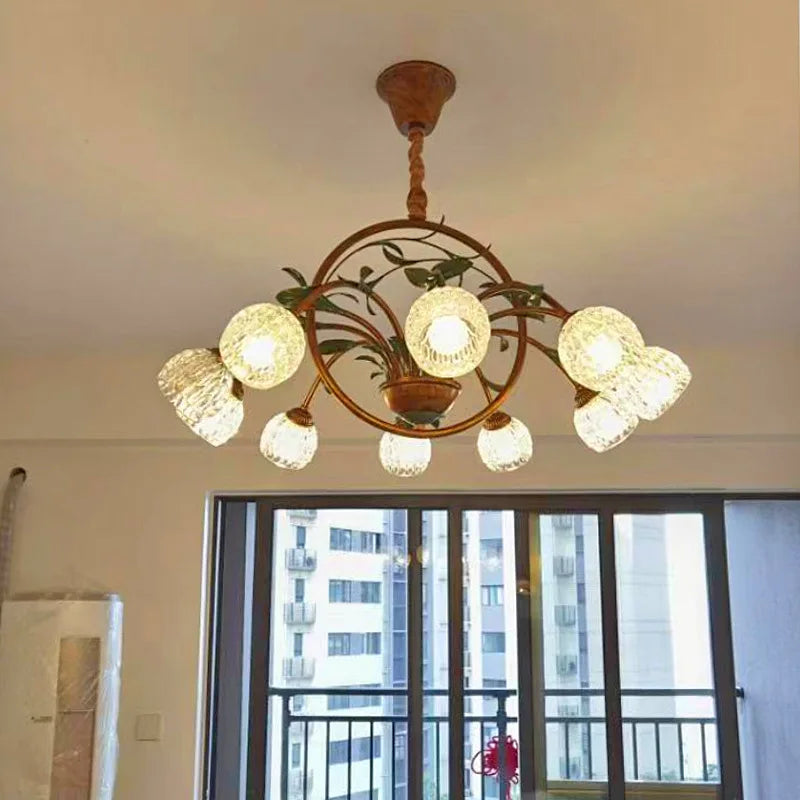 suspension vintage nordique pour villa et hôtel style français