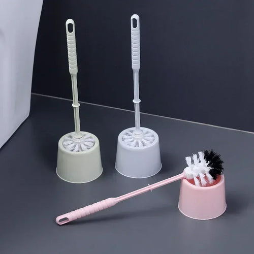 brosse de toilette luxe avec long manche pour nettoyage efficace