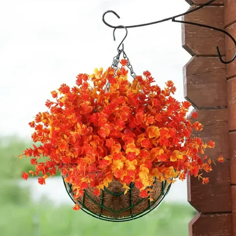 plante artificielle d'extérieur résistante aux uv pour décorations d'automne - vue 9 sur 8