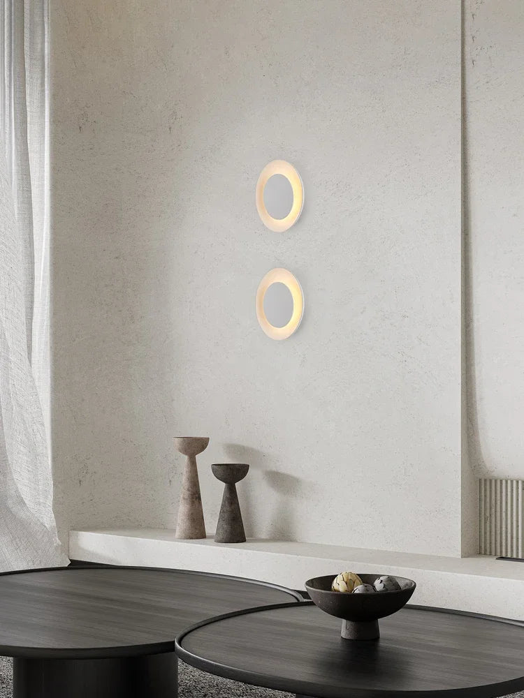 applique murale en plâtre design led moderne minimaliste créative