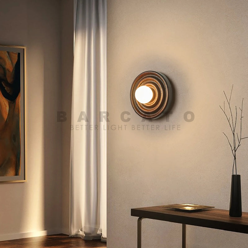 Applique murale en bois nordique chevet étude hôtel enfants salle à manger couloir rond intérieur déco G9 applique luminaires AC90-260V
