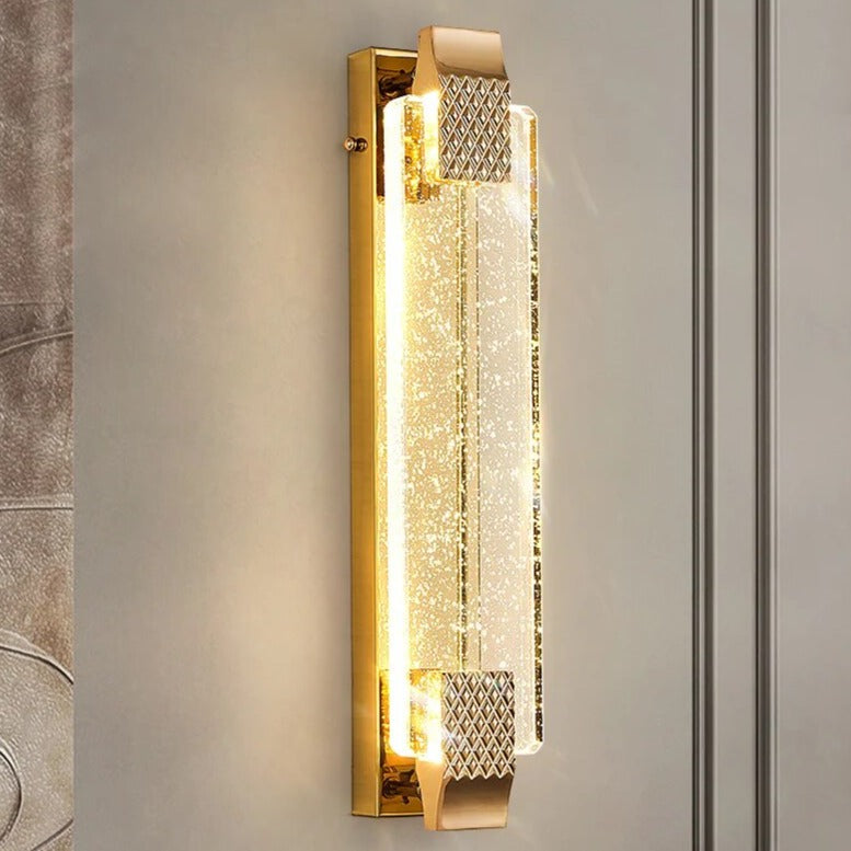 lampe de chevet led cristal applique murale - vue 3 sur 6