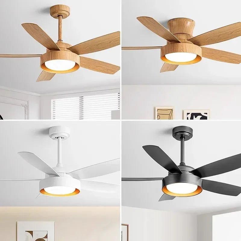 ventilateur de plafond moderne avec lumière pour l'été - vue 6 sur 9