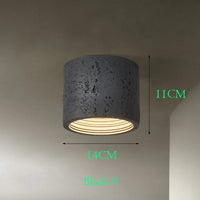 Spot Wabi-sabi résine plafonnier LED nordique salon couloir pour la maison salon cuisine Downlight décoration