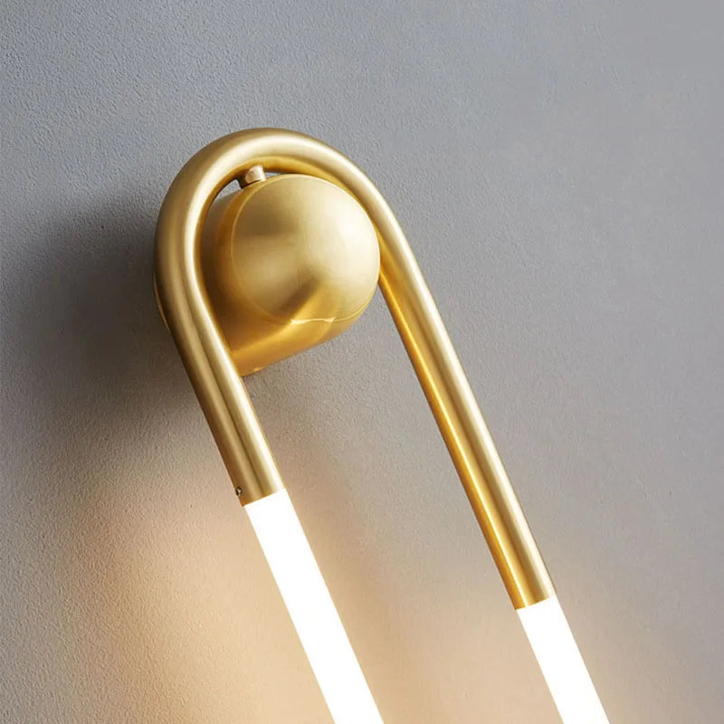 applique murale led moderne forme ellipse pour décoration intérieure - vue 5 sur 11