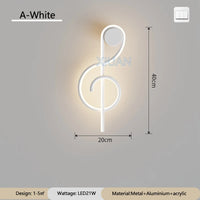 applique murale led en spirale moderne en aluminium