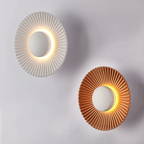 Moderne LED-Wandleuchte in Scheibenform für die Innendekoration - vue 3 sur 10