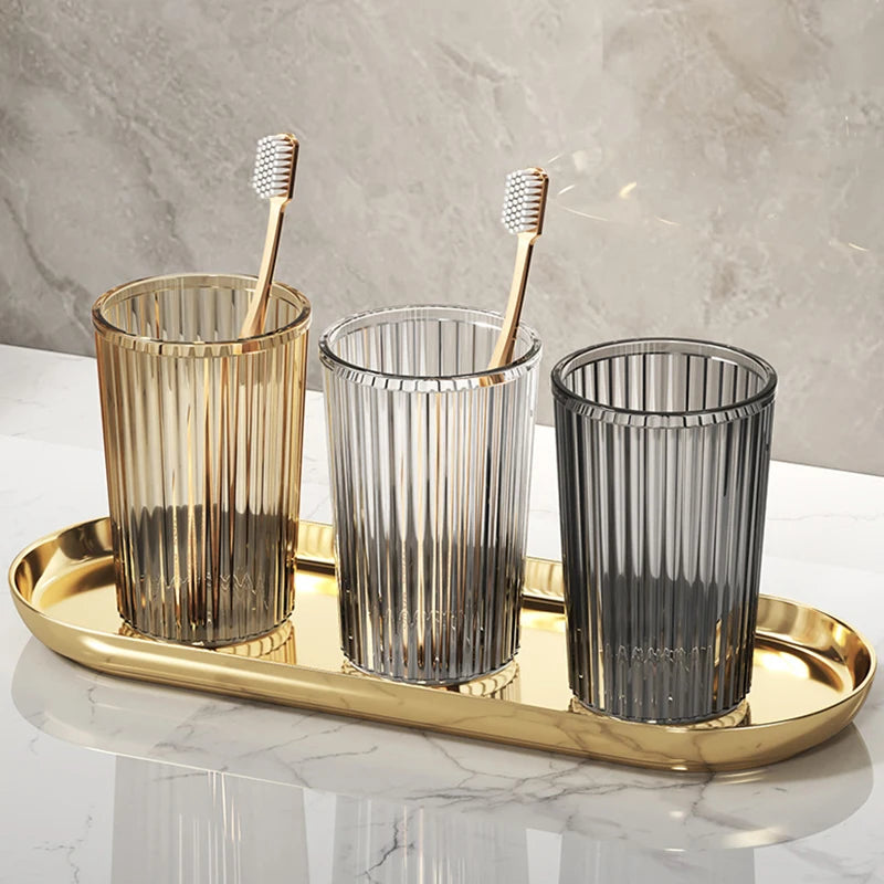 gobelet en acrylique pour brosse à dents accessoires de salle de bain - vue 4 sur 10