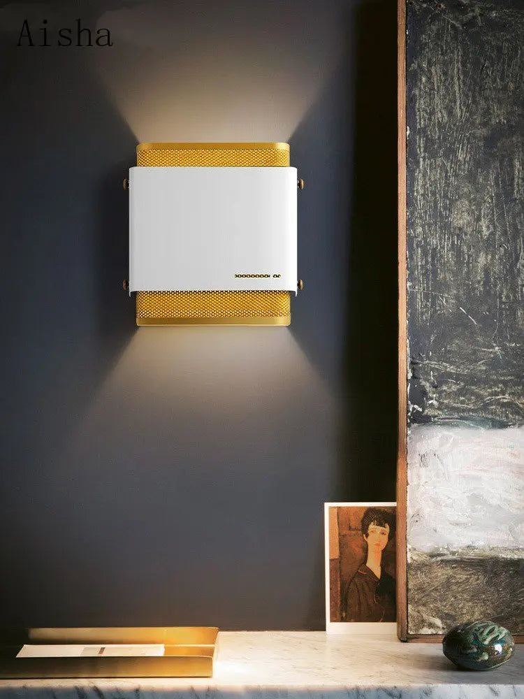 applique murale led en fer style américain pour intérieur moderne - vue 3 sur 7